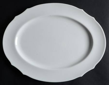 Bianco White (Duchessa Shape) 15" Oval Serving Platter