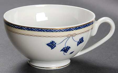 Corynthe Bleu Flat Cup