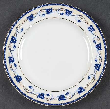 Corynthe Bleu Bread & Butter Plate