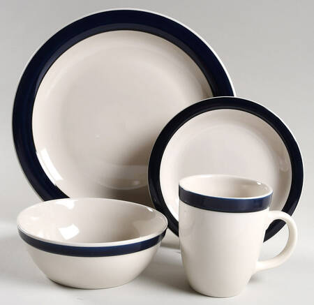 Back To Basics Cobalt 4 Piece Place Setting