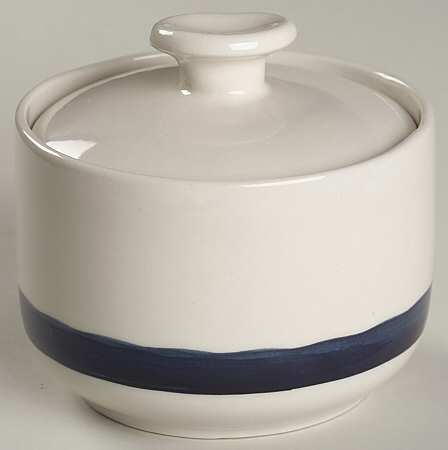 Back To Basics Cobalt Sugar Bowl & Lid