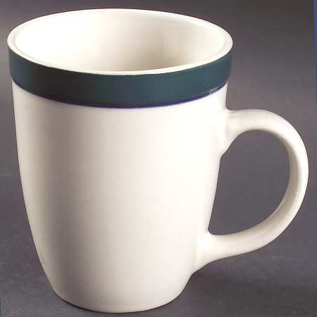 Back To Basics Green Mug