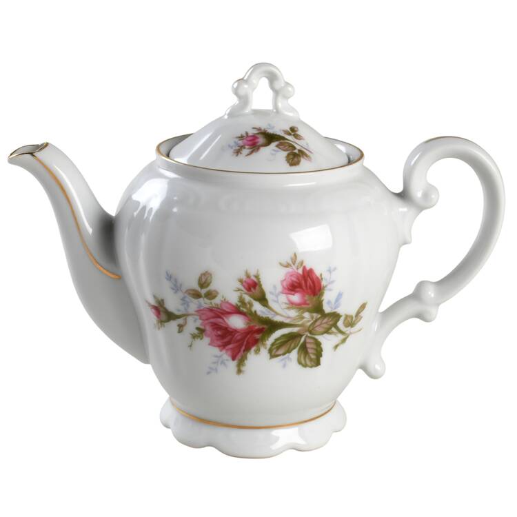 Royal Rose Teapot & Lid