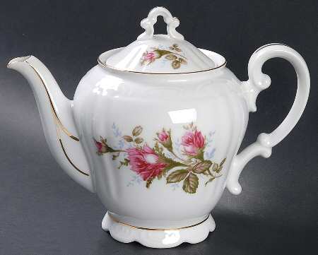 Royal Rose Teapot & Lid
