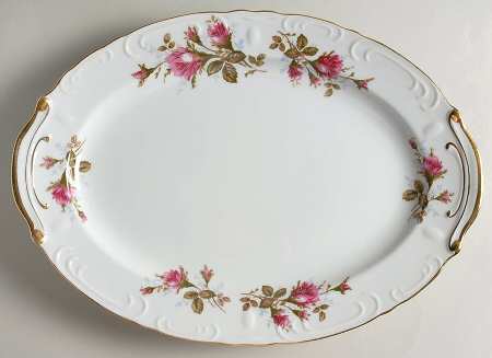 Royal Rose 14" Oval Serving Platter