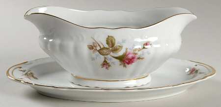 Royal Rose Gravy Boat & Underplate