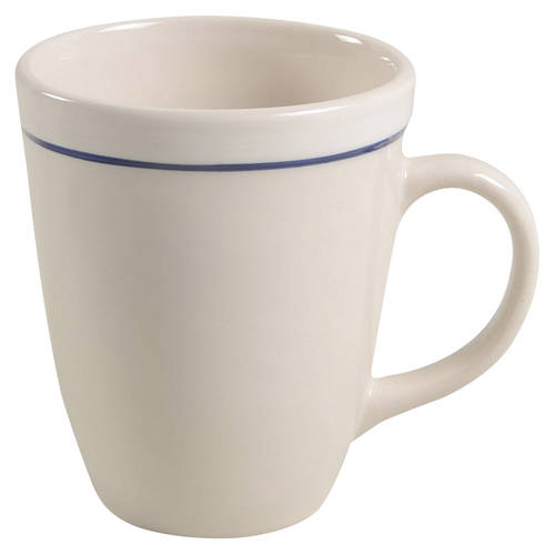 Casualware White Rim Blue Mug