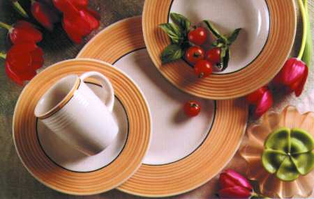 Living Circles Peach by Gibson Designs