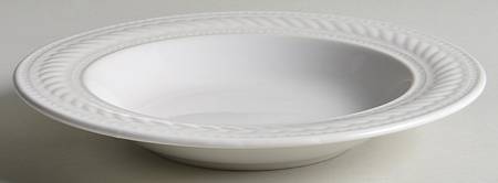 Braid Rimmed Rim Soup Bowl