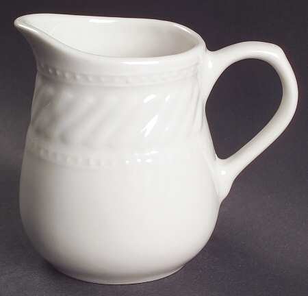 Braid Rimmed Creamer