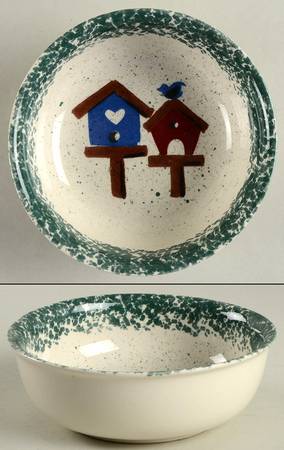 Bird House Fruit/Dessert (Sauce) Bowl