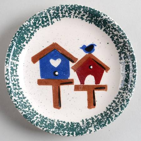 Bird House Bread & Butter Plate