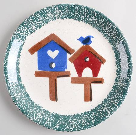 Bird House 11" Chop Plate (Round Platter)
