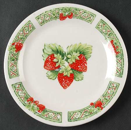 Strawberry  Salad/Dessert Plate