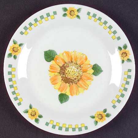 Sunflower Salad/Dessert Plate