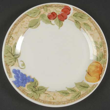 Fruita (White) Bread & Butter Plate