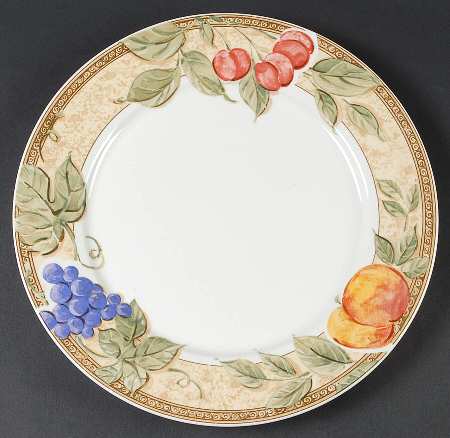 Fruita (White) 12" Chop Plate (Round Platter)