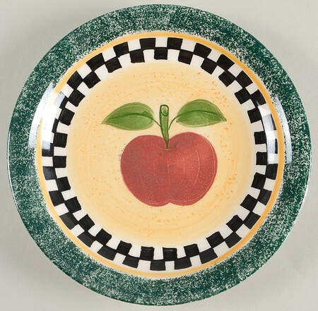 Antique Apple Salad/Dessert Plate