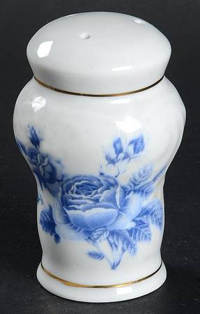 Blue Rose Salt Shaker