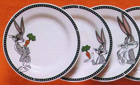 Bugs Bunny Movie Clip Dessert/Pie Plate