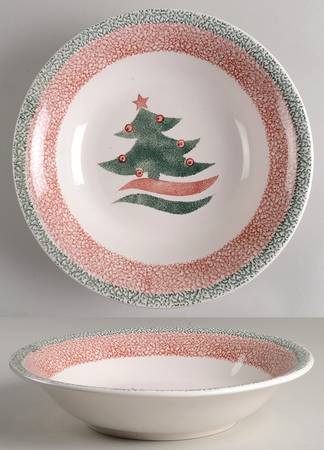 Christmas Star 12" Pasta Serving Bowl