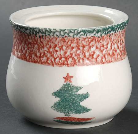 Christmas Star Sugar Bowl No Lid