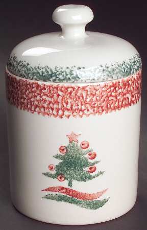 Christmas Star Small Canister & Lid