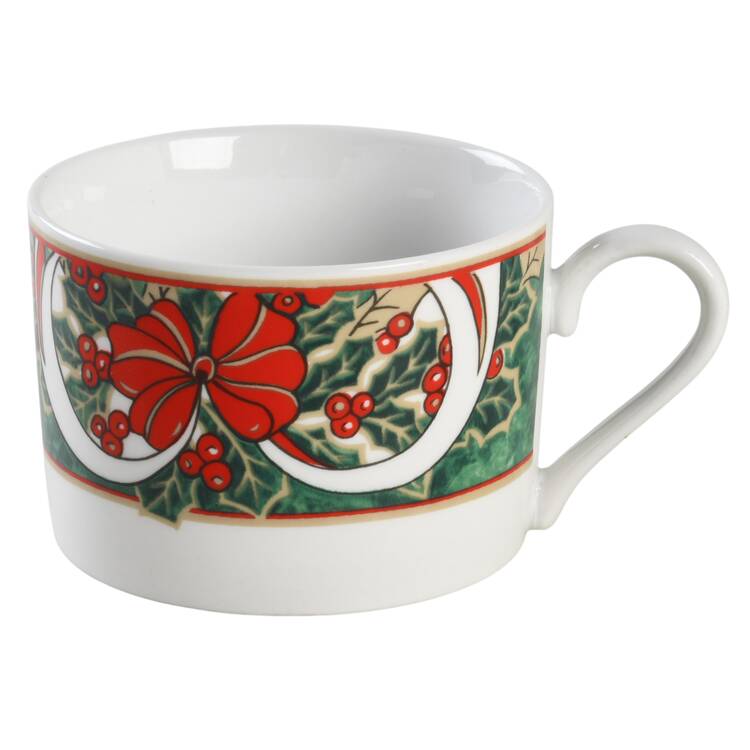 Marble Holly Flat Cup