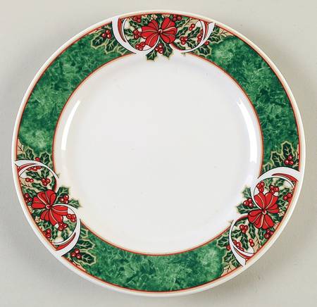 Marble Holly Salad Plate