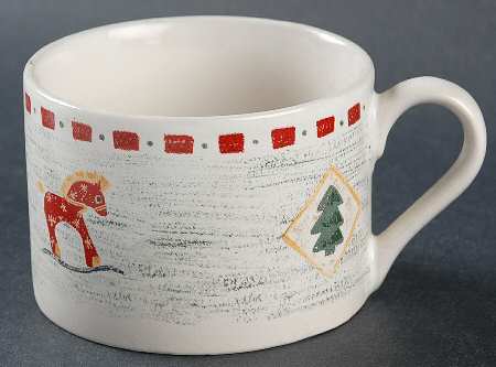 Santa's Angels Flat Cup