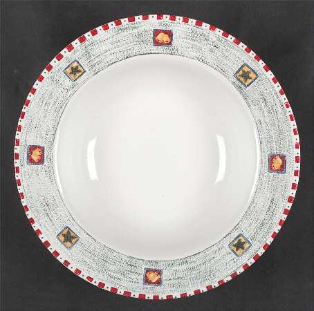 Snowman Large Rim Soup Bowl