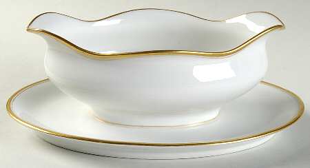 GUE274 Gravy Boat with Attached Underplate
