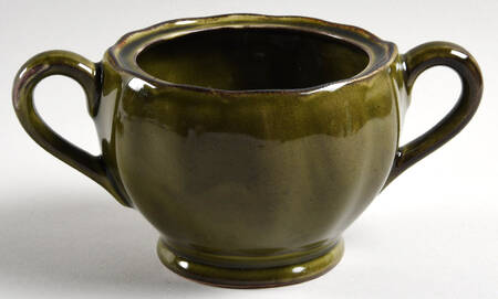 Colonial Classic Moss Green Sugar Bowl No Lid