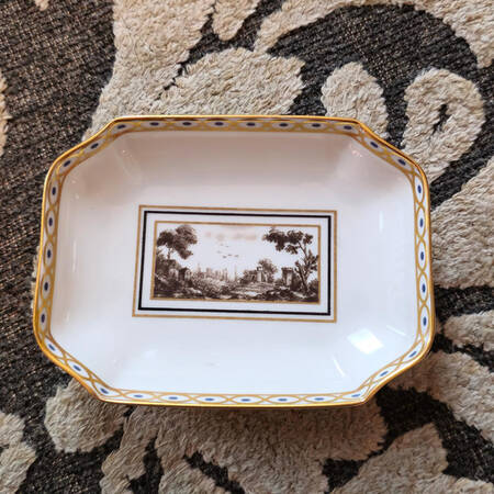 Fiesole (Italian Scene) Silver Tray