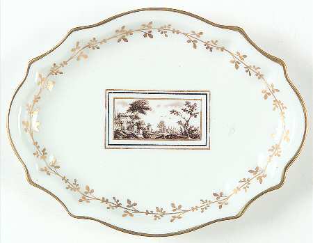 Fiesole (Italian Scene) Hors d'Oeuvre Tray