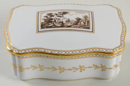 Fiesole (Italian Scene) Cigarette Box & Lid