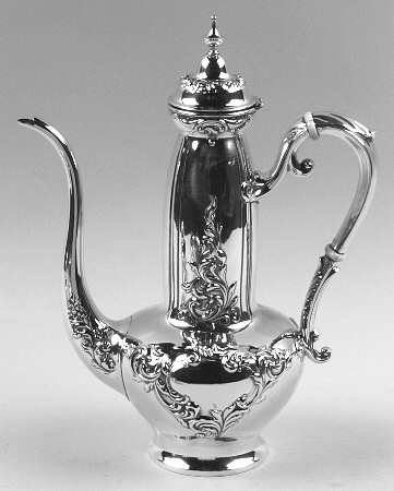 1638 (Sterling, Hollowware) Mini Coffee Pot