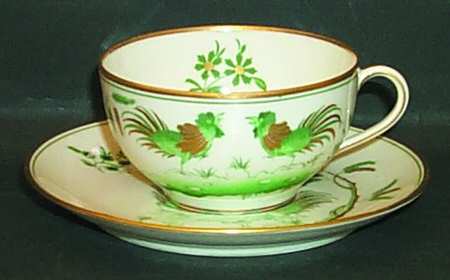 Siena Green (Smooth) Flat Cup & Saucer Set