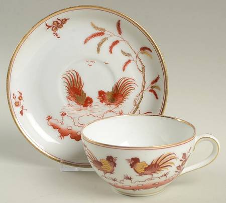 Siena Rust (smooth, Rim) Flat Cup & Saucer Set
