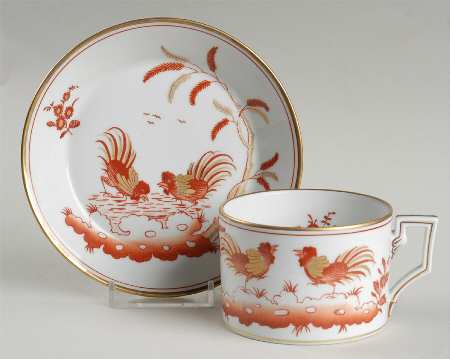 Siena Rust (smooth, Rim) Flat Cup & Saucer Set