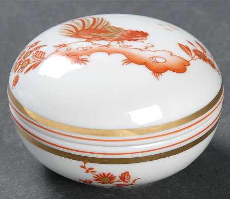 Siena Rust (smooth, Rim) 2" Round Box & Lid