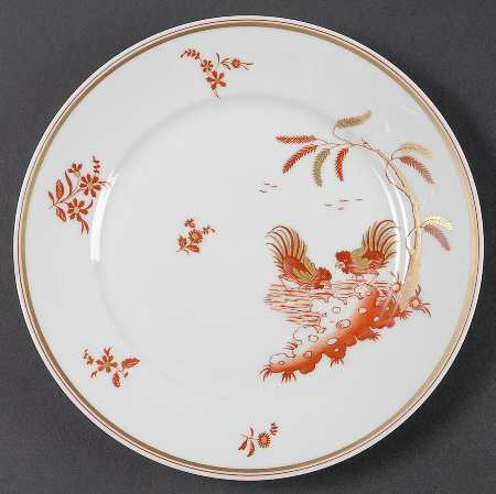 Siena Rust (smooth, Rim) Luncheon Plate