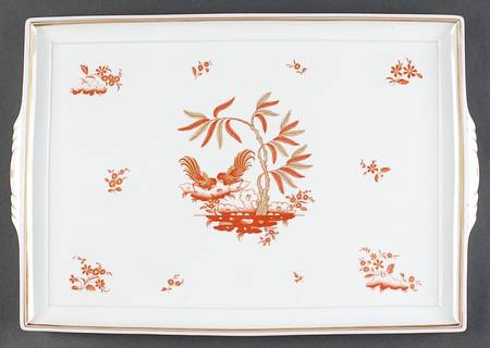 Siena Rust (smooth, Rim) 16'' Rectangular Tray