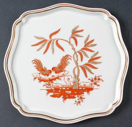 Siena Rust (smooth, Rim) 8" Square Tray