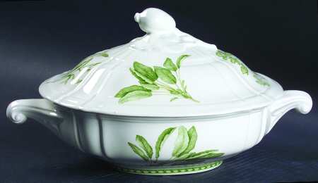 Fresh Herbs Oval Covered Vegetable