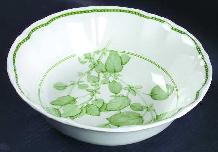 Fresh Herbs 10" Round Vegetable Bowl