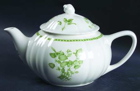Fresh Herbs Teapot & Lid