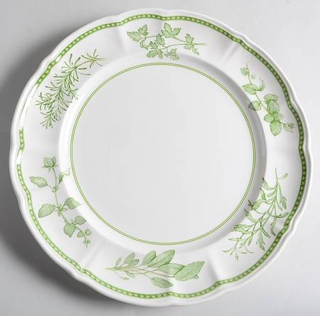 Fresh Herbs Service Plate (Charger)