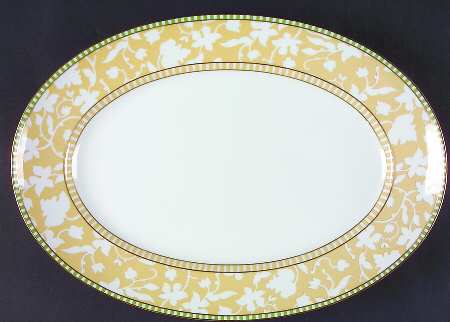 Delhi 15" Oval Serving Platter