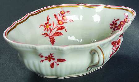 Siena Rust (Scalloped, Antico Doccia) Open Sauce Boat